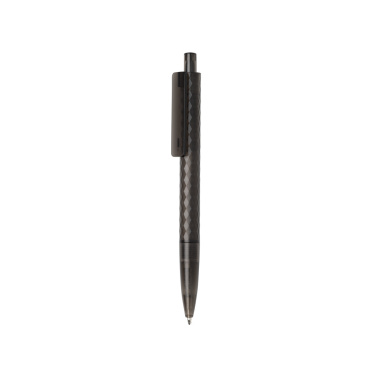 Logo trade advertising products picture of: X3 GRS recycled PC plastic pen frosted