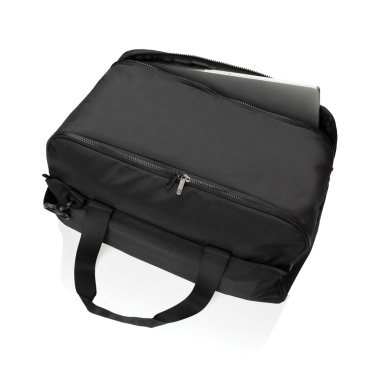 Logo trade corporate gifts image of: Swiss Peak Aware™ RPET 15.6 inch laptop weekend bag