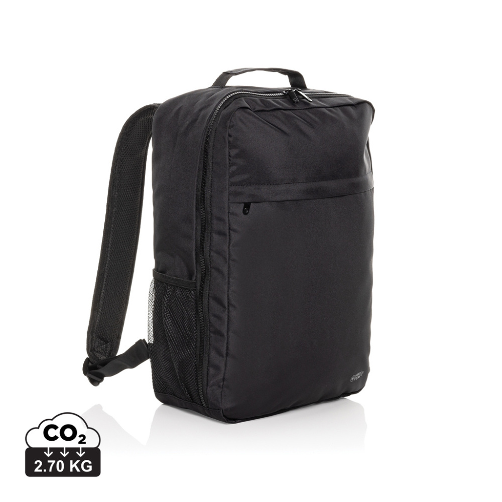 Logotrade promotional merchandise photo of: Swiss Peak Aware™ RPET Essential 15.6 inch laptop backpack