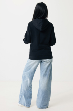 Logo trade promotional gifts image of: Iqoniq Yengo recycled cotton hoodie with sidepockets