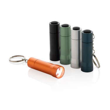 Logotrade promotional merchandise photo of: Flash RCS recycled aluminium keychain torch