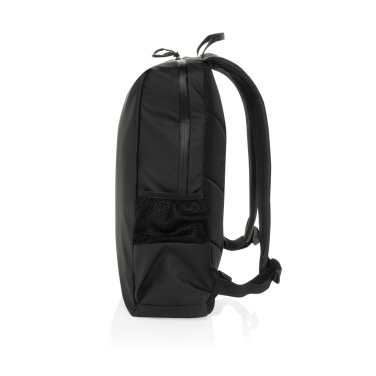 Logo trade promotional merchandise photo of: Lima Aware™ RPET water resistant 15.6 laptop backpack