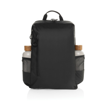 Logotrade promotional merchandise picture of: Lima Aware™ RPET water resistant 15.6 laptop backpack