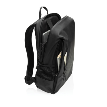 Logotrade business gift image of: Lima Aware™ RPET water resistant 15.6 laptop backpack