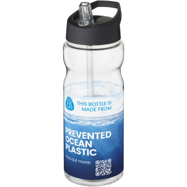 Logo trade promotional gifts image of: H2O Active® Eco Base 650 ml spout lid sport bottle