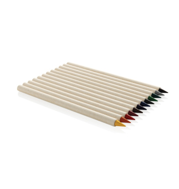 Logo trade corporate gifts image of: Micki GRS infinity 12pc coloring pencil set
