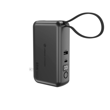 Logotrade promotional item image of: Urban Vitamin Eureka hybrid GANcharger 10000mah powerbank65W