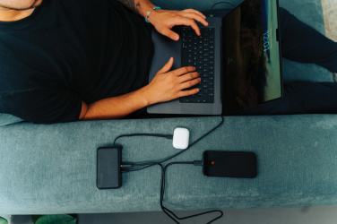 Logotrade business gifts photo of: Urban Vitamin Eureka hybrid GANcharger 10000mah powerbank65W