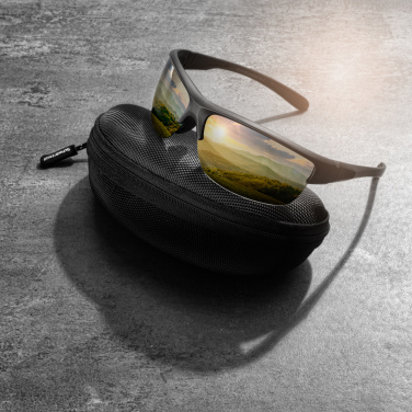 Logo trade advertising product photo of: Polarized sunglasses MANASLU Schwarzwolf