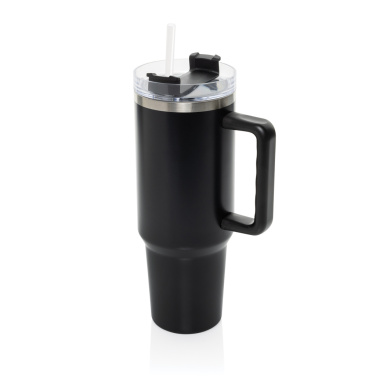Logo trade promotional giveaways picture of: Stadley RCS recycled steel tumbler 1200ML