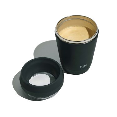 Logotrade promotional gifts photo of: Topl Recycled Steel To Go Tumbler Patented 360 Lid 235ml