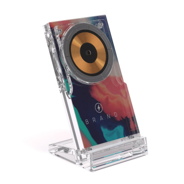 Logo trade promotional items picture of: Magcharge 15W magnetic wireless charging stand