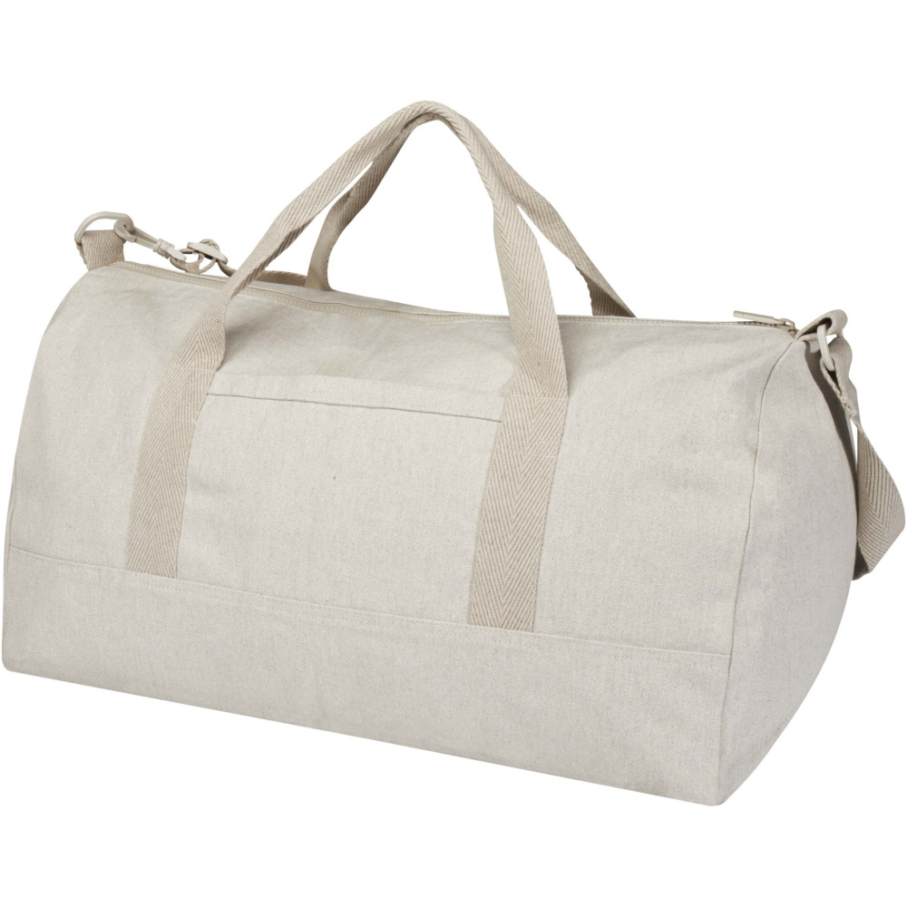 Logotrade advertising products photo of: Porter 500 g/m² Aware™ recycled duffel bag 50L