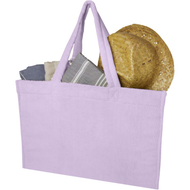 Logotrade business gift image of: Siam GRS recycled terry beach tote bag 13L