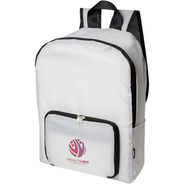 Logotrade promotional merchandise photo of: EcoFold RPET foldable backpack 15L