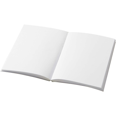 Logo trade promotional products image of: Novella Austen A6 recycled soft cover kraft notebook - 100 sheets