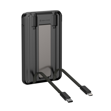 Logotrade promotional item image of: Urban Vitamin Redwood 5in1 5000mah 20W PD magnetic powerbank