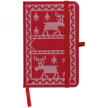 Logo trade promotional merchandise picture of: A6 Notebook with Christmas design