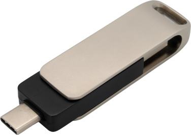 Logo trade business gift photo of: Metal USB stick