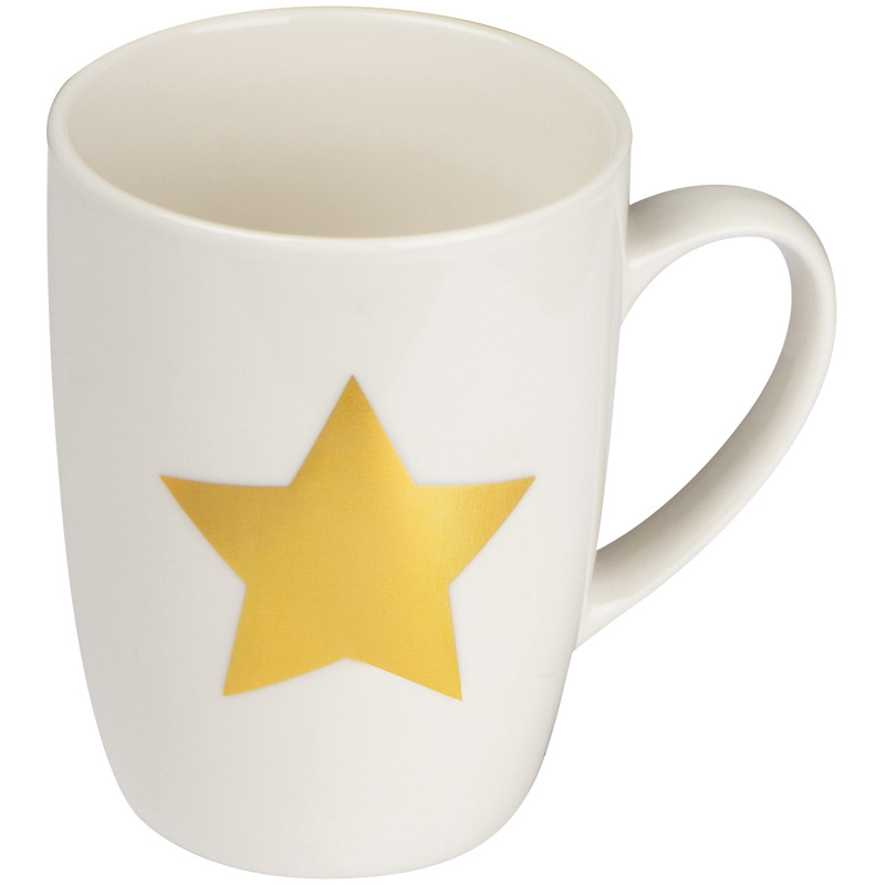 Logo trade promotional gifts picture of: Mug with star print 300 ml