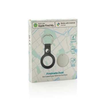 Logo trade promotional giveaway photo of: Findmate Dual RCS recycled plastic item finder IPX 5