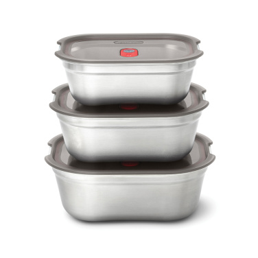 Logotrade promotional gift picture of: Black+Blum Mealprep Box 3pcs Set Small, Medium, Large