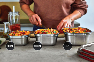 Logo trade promotional giveaway photo of: Black+Blum Mealprep Box 3pcs Set Small, Medium, Large