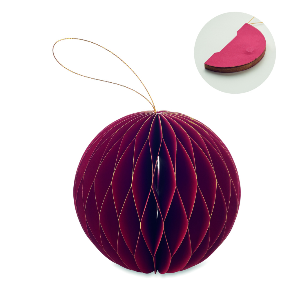 Logotrade promotional giveaway picture of: Foldable  XMAS bauble hanger