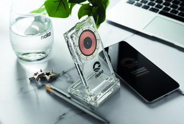Logotrade business gift image of: Acrylic wireless charger 15W