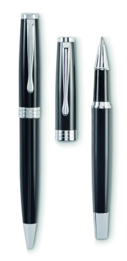 Logo trade promotional giveaways picture of: Ball pen and roller set
