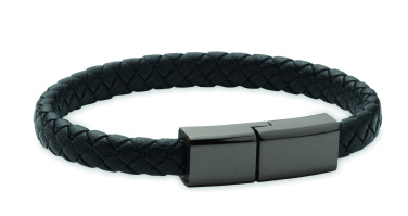 Logo trade promotional items image of: Braided bracelet cable type-C