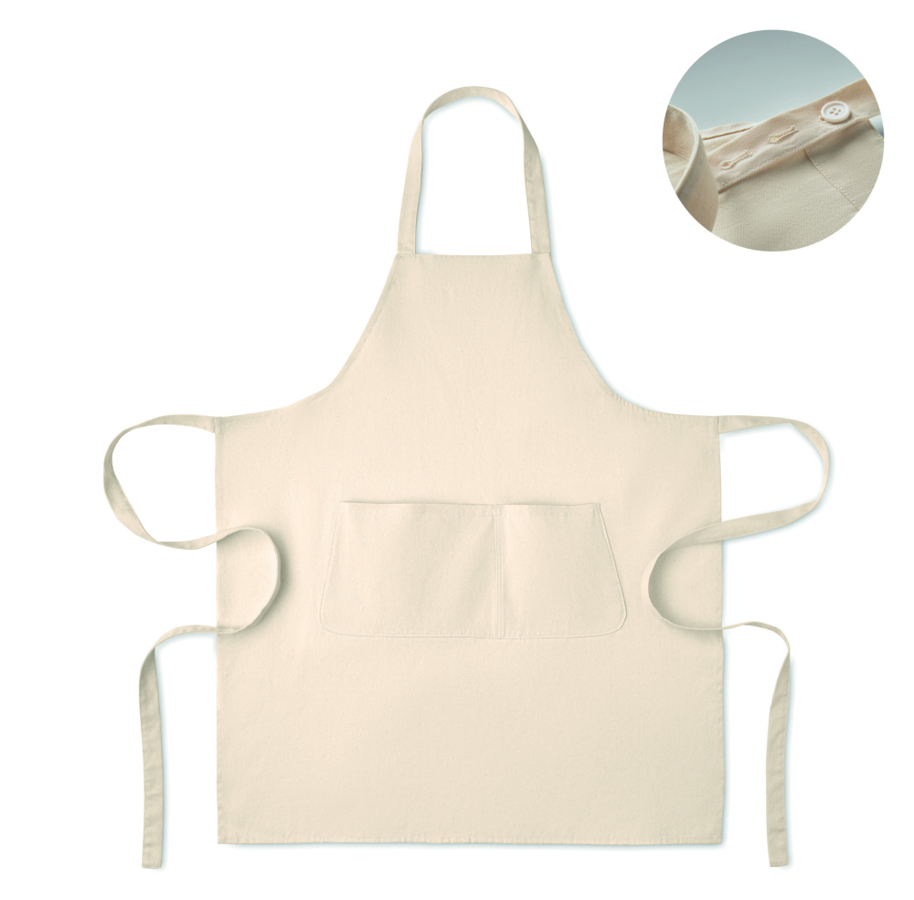 Logo trade promotional gifts image of: Organic cotton apron 240 gr/m²