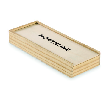 Logo trade advertising products image of: Domino and cards set