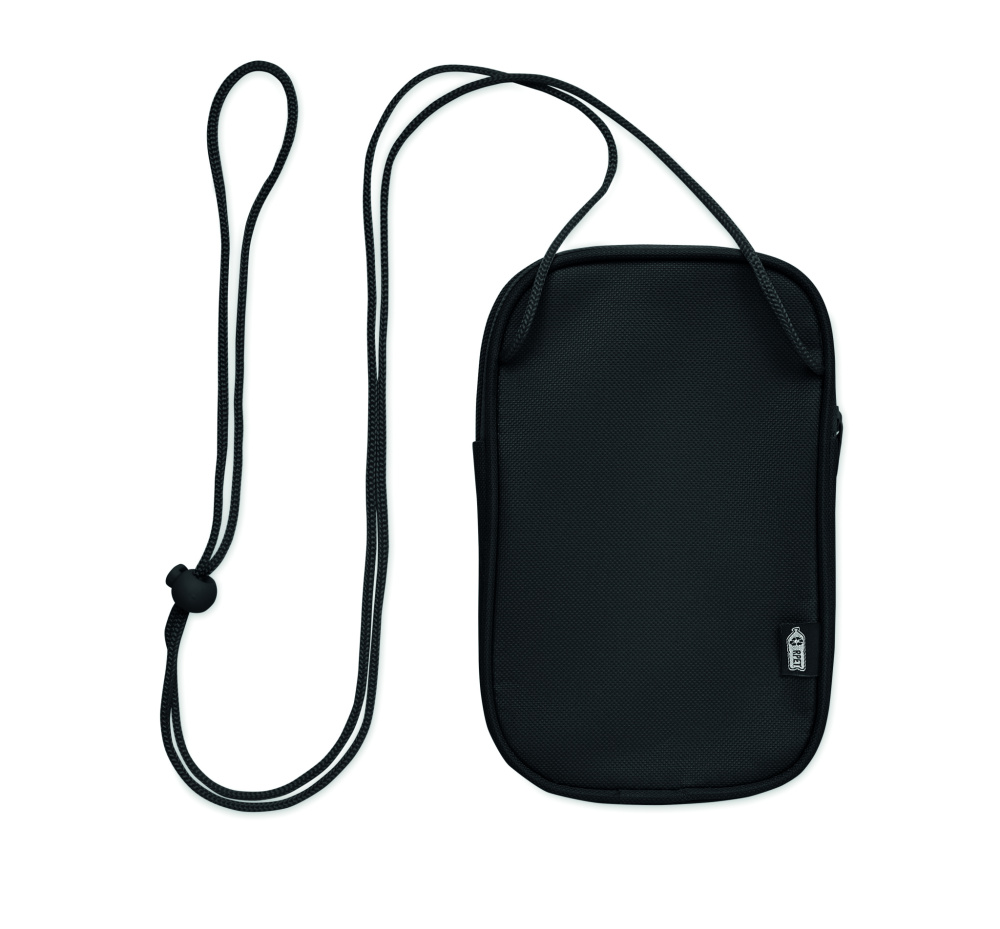 Logotrade promotional giveaways photo of: RPET cross body travel pouch