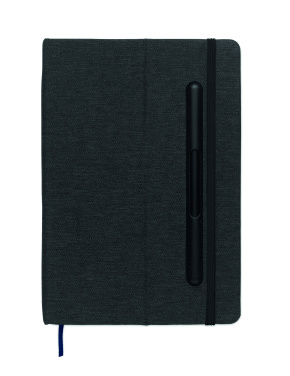 Logo trade promotional products picture of: A5 notebook with phone holder