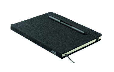 Logo trade promotional product photo of: A5 notebook with phone holder