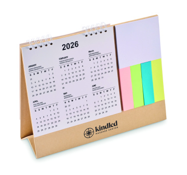 Logotrade promotional products photo of: Desk calendar with memo pad