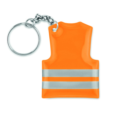 Logotrade promotional product picture of: Key ring with reflecting vest Jekabpils