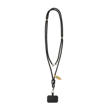 Logotrade advertising product image of: CarryLoop RCS recycled PET adjustable phone holder lanyard
