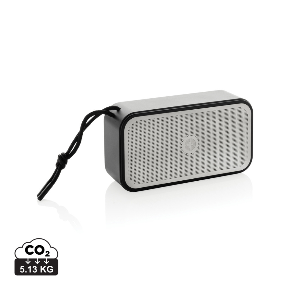 Logotrade business gifts photo of: Swiss Peak RCS recycled aluminium 10W bass speaker