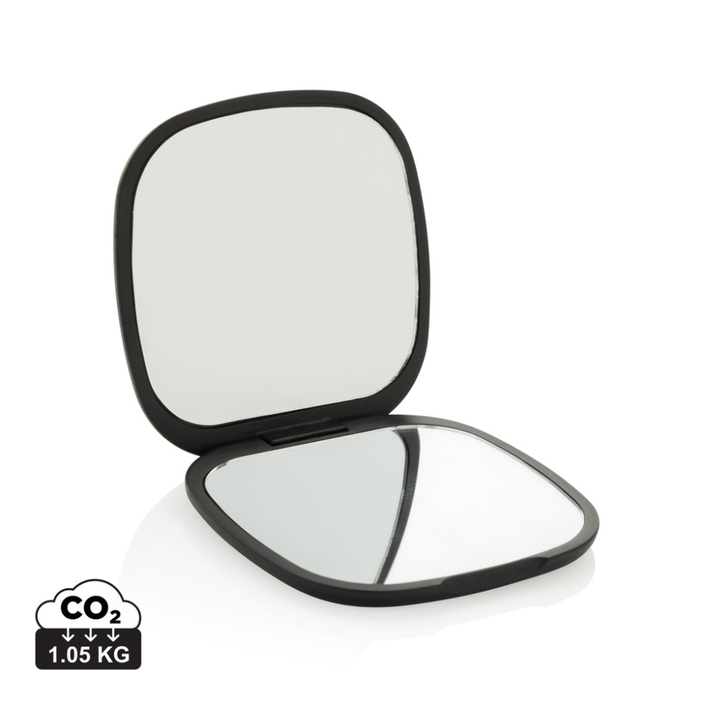 Logotrade promotional product picture of: Reflecta RCS recycled plastic make-up mirror