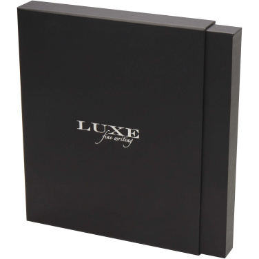 Logo trade corporate gifts picture of: Legato Elegance A5 hard cover notebook and rollerball pen set