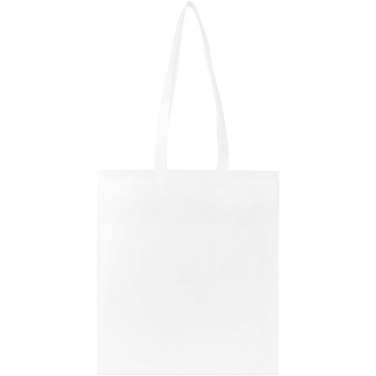 Logo trade promotional merchandise photo of: EcoSeal GRS recycled nonwoven convention tote bag 6L