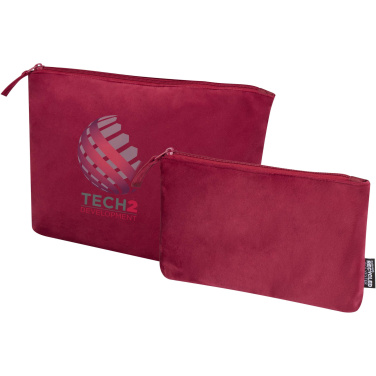 Logotrade promotional gifts photo of: Swift GRS recycled velvet toiletry bag set