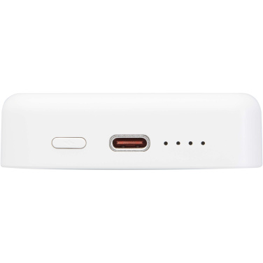 Logotrade business gifts photo of: Acrab 10.000 mAh 15W magnetic wireless power bank with 20W PD - made from recycled plastic