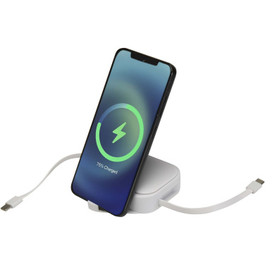 Logotrade promotional products photo of: Gloas 5-in-1 recycled retractable data sync and 100W fast charge cable with smartphone tool kit