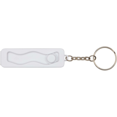 Logo trade promotional merchandise picture of: Aggia recycled plastic phone stand with fidget toy