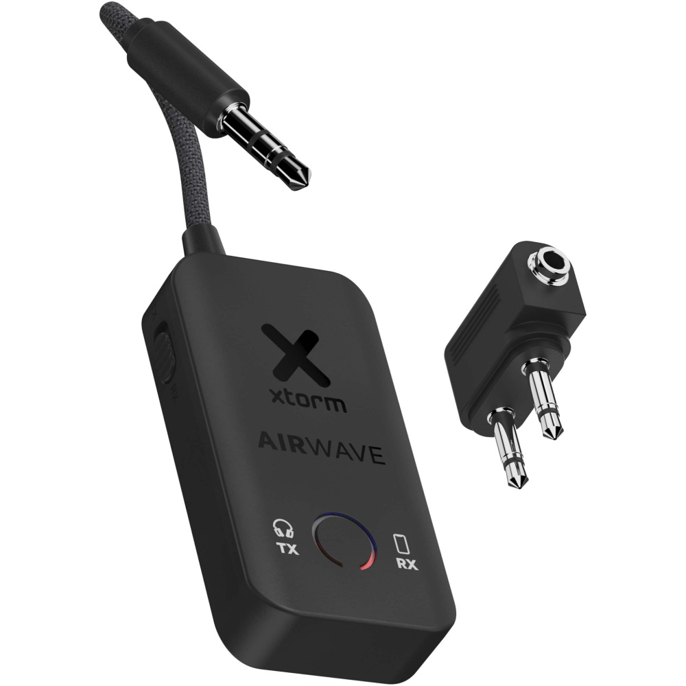 Logo trade promotional gifts image of: Xtorm XAWBT01 AirWave wireless audio adapter