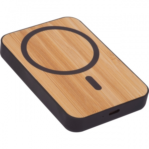 Logo trade promotional items image of: Wireless power bank 5 000 mAh CAIRO