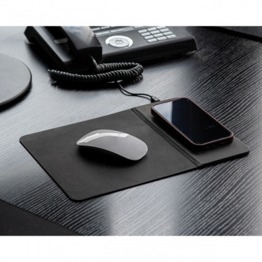 Logo trade advertising products image of: Mousepad with Wireless Charging ROTHERHAM